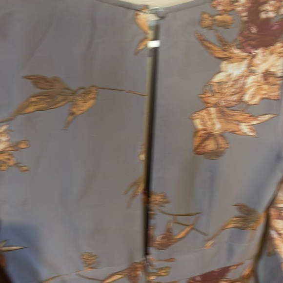 Lulus Grey Floral romper , size small and medium available - Picture 4 of 5